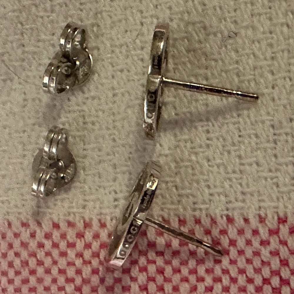 Authentic GG (GUCCI) RUNNING STUD EARRINGS - Picture 4 of 6